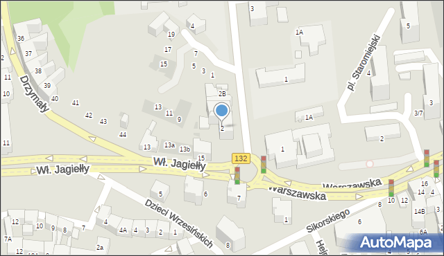 Gorzów Wielkopolski, Walczaka Franciszka, 2, mapa Gorzów Wielkopolski