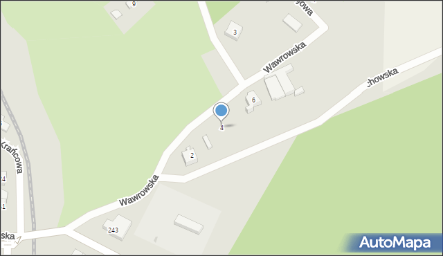 Gorzów Wielkopolski, Wawrowska, 4, mapa Gorzów Wielkopolski