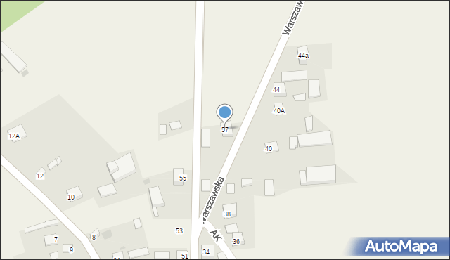 Goszczyn, Warszawska, 57, mapa Goszczyn