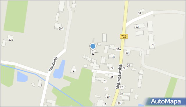 Gowarczów, Warszawska, 31, mapa Gowarczów