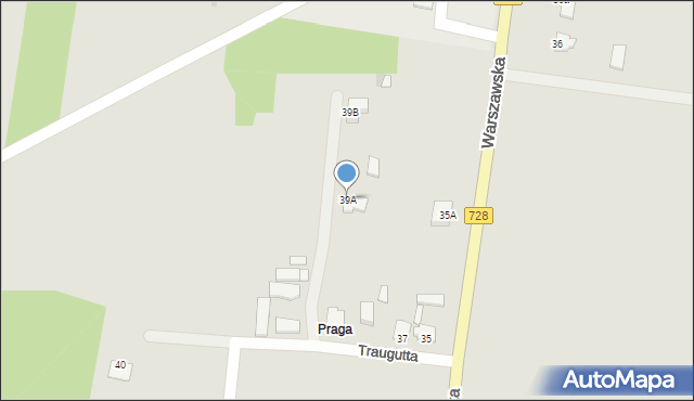 Gowarczów, Warszawska, 39A, mapa Gowarczów