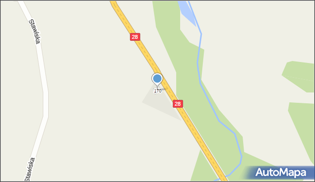 Graboszyce, Wadowicka, 170, mapa Graboszyce