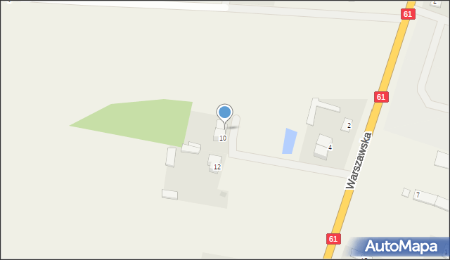 Grabowo, Warszawska, 8, mapa Grabowo