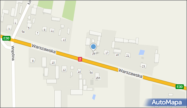 Grochówka, Warszawska, 15, mapa Grochówka