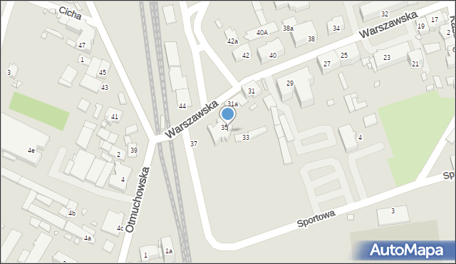 Grodków, Warszawska, 35a, mapa Grodków