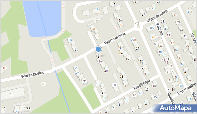 Grodzisk Mazowiecki, Warszawska, 4, mapa Grodzisk Mazowiecki