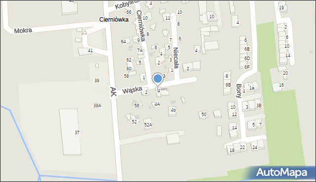 Grójec, Wąska, 4, mapa Grójec