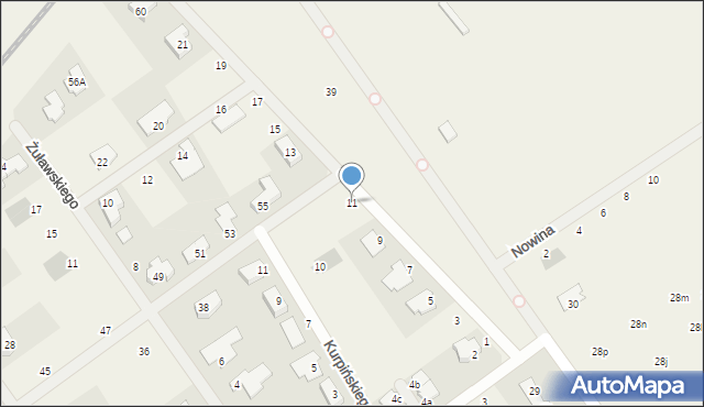 Gruszczyn, Wacława z Szamotuł, 11, mapa Gruszczyn