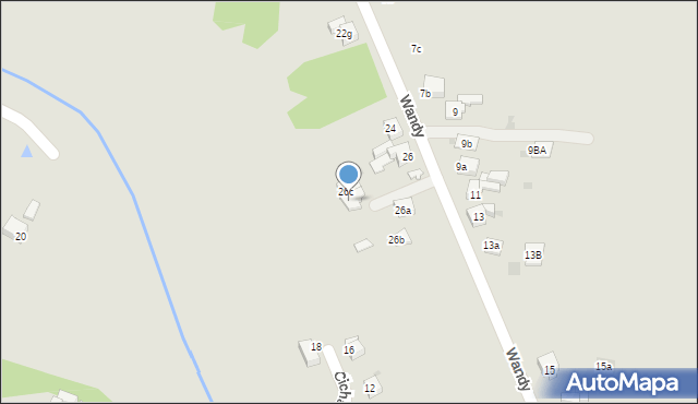 Imielin, Wandy, 26d, mapa Imielin