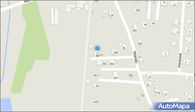 Imielin, Wandy, 38c, mapa Imielin