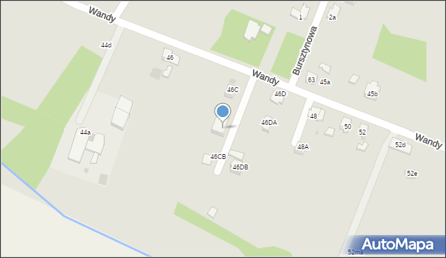 Imielin, Wandy, 46ca, mapa Imielin