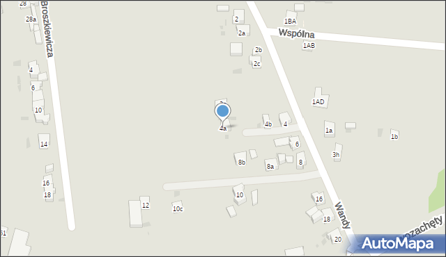 Imielin, Wandy, 4a, mapa Imielin