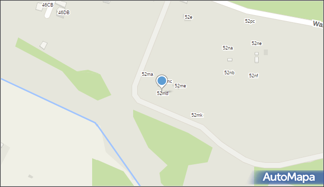 Imielin, Wandy, 52md, mapa Imielin