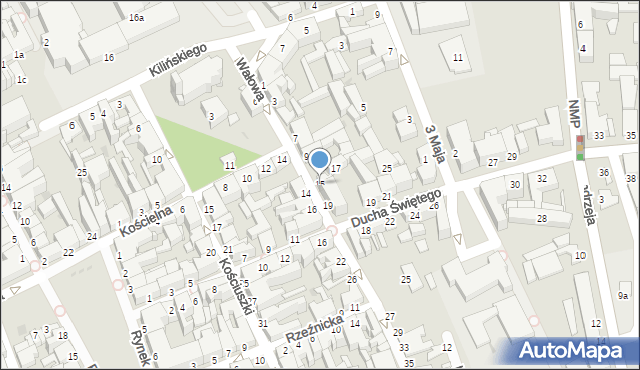 Inowrocław, Wałowa, 15, mapa Inowrocławia