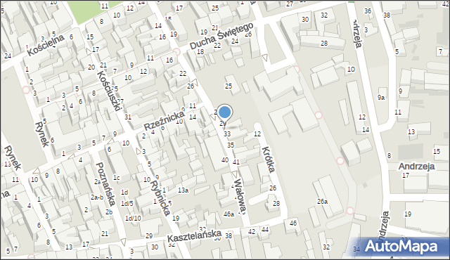 Inowrocław, Wałowa, 31, mapa Inowrocławia