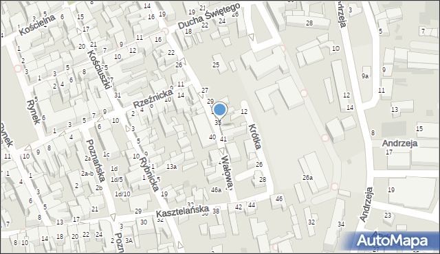 Inowrocław, Wałowa, 37, mapa Inowrocławia