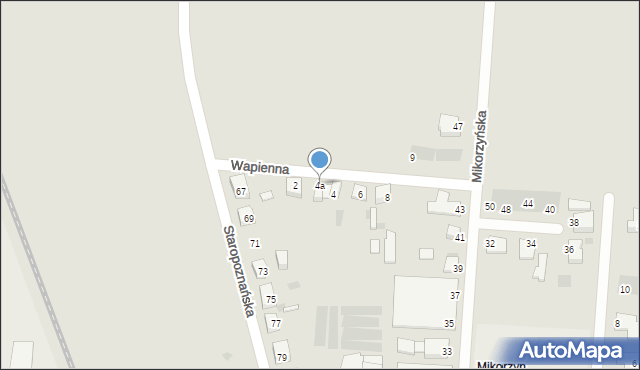 Inowrocław, Wapienna, 4a, mapa Inowrocławia