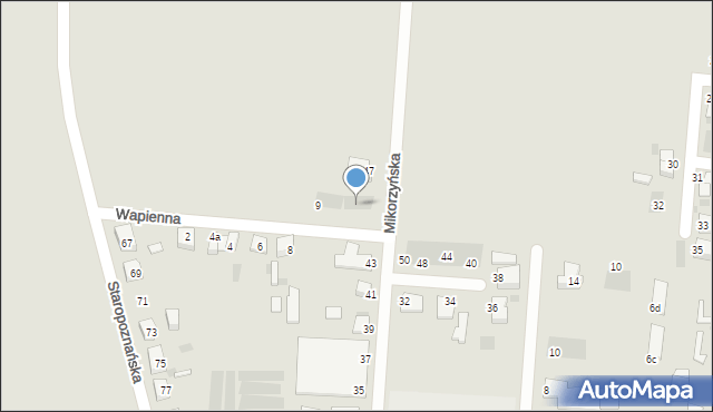 Inowrocław, Wapienna, 9a, mapa Inowrocławia