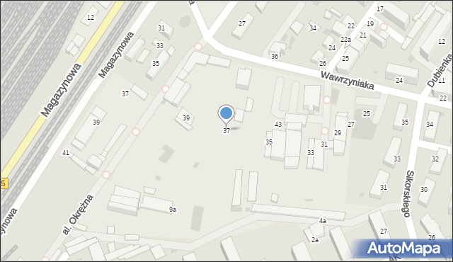 Inowrocław, Wawrzyniaka Piotra, ks., 37, mapa Inowrocławia