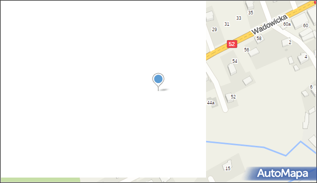 Inwałd, Wadowicka, 42, mapa Inwałd