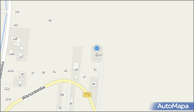 Iwanowice Dworskie, Warszawska, 53, mapa Iwanowice Dworskie
