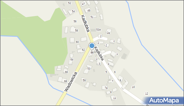 Jankowice, Wadowicka, 55, mapa Jankowice