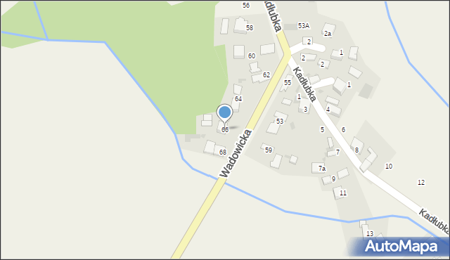 Jankowice, Wadowicka, 66, mapa Jankowice