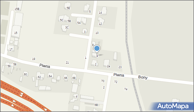 Jawczyce, Wąska, 4, mapa Jawczyce