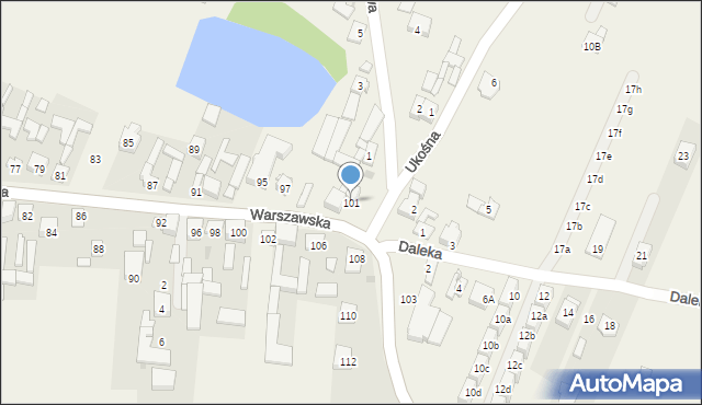 Jaworowa, Warszawska, 101, mapa Jaworowa