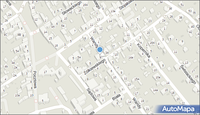 Jaworzno, Wandy, 4, mapa Jaworzno