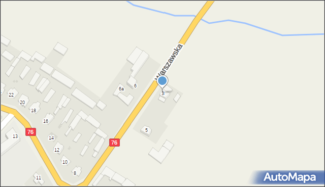 Jedlanka, Warszawska, 3, mapa Jedlanka