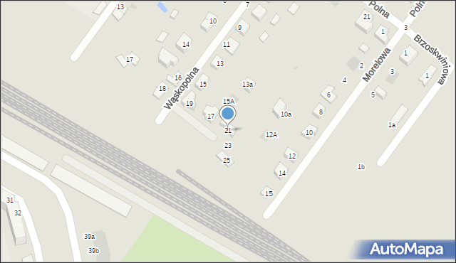 Jelcz-Laskowice, Wąskopolna, 21, mapa Jelcz-Laskowice