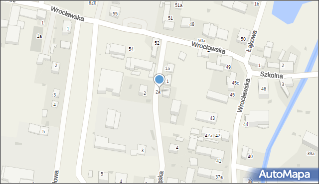 Jordanów Śląski, Wąska, 2a, mapa Jordanów Śląski