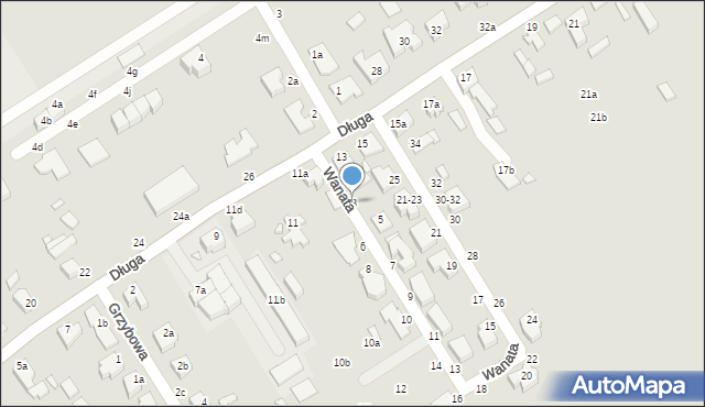 Kalisz, Wanata Józefa, 3, mapa Kalisza