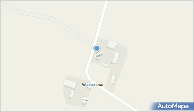 Kalisz, Warszawska, 103, mapa Kalisza