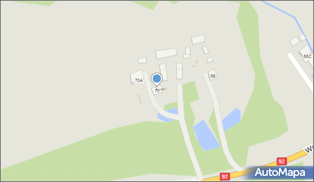 Kałuszyn, Warszawska, 70, mapa Kałuszyn