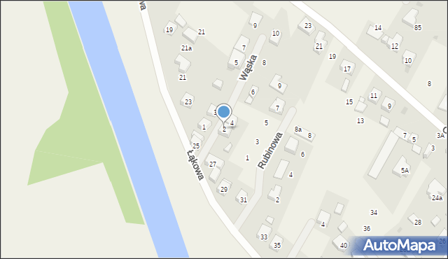 Kamieniec Wrocławski, Wąska, 2, mapa Kamieniec Wrocławski