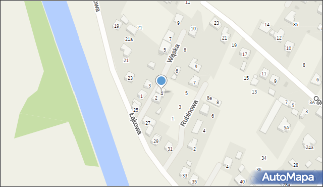 Kamieniec Wrocławski, Wąska, 4, mapa Kamieniec Wrocławski