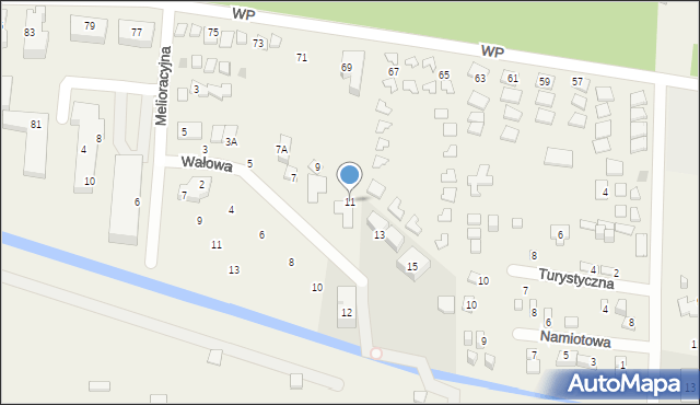 Karwia, Wałowa, 11, mapa Karwia
