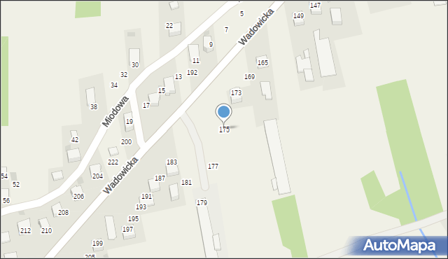 Kaszów, Wadowicka, 175, mapa Kaszów