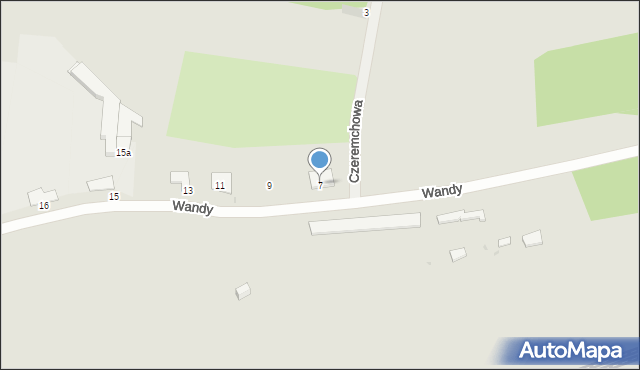 Kędzierzyn-Koźle, Wandy, 7, mapa Kędzierzyna-Koźle