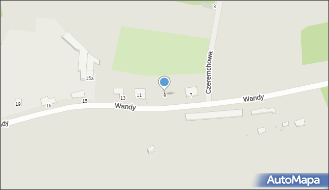 Kędzierzyn-Koźle, Wandy, 9, mapa Kędzierzyna-Koźle