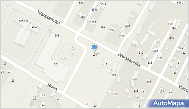 Kiełpin Poduchowny, Warszawska, 199, mapa Kiełpin Poduchowny