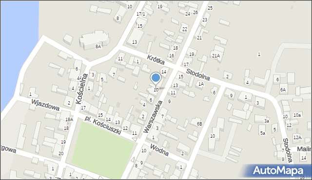 Kleczew, Warszawska, 10, mapa Kleczew