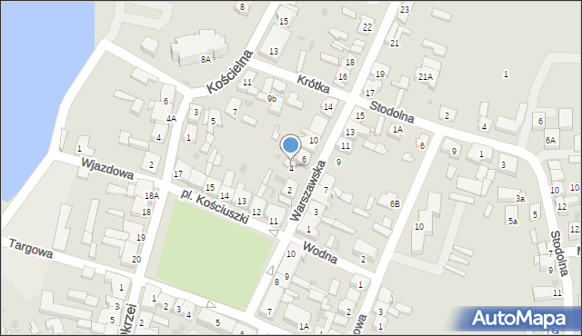 Kleczew, Warszawska, 4, mapa Kleczew