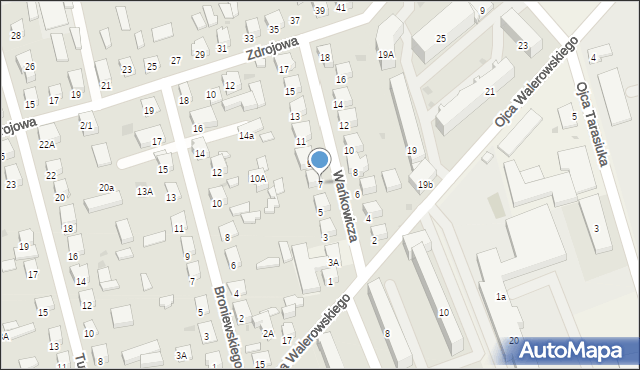 Kleosin, Wańkowicza Melchiora, 7, mapa Kleosin