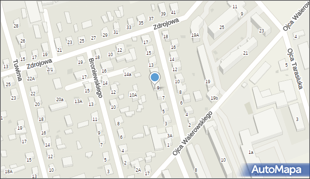 Kleosin, Wańkowicza Melchiora, 9A, mapa Kleosin