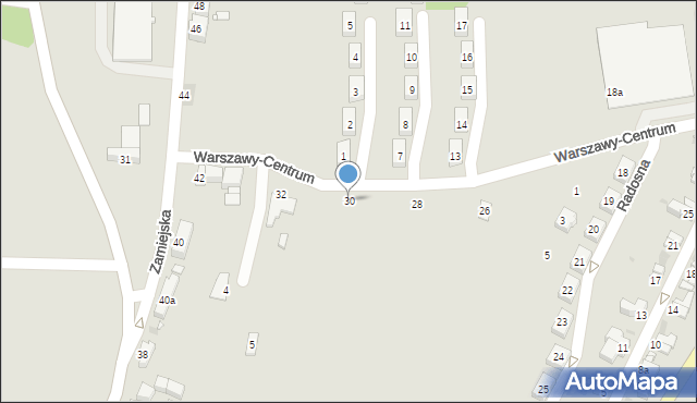 Kłodzko, Warszawy-Centrum, 30, mapa Kłodzka