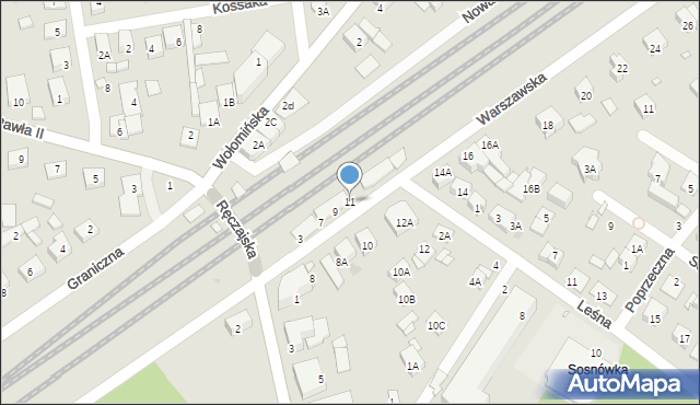 Kobyłka, Warszawska, 11, mapa Kobyłka