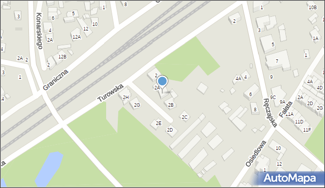 Kobyłka, Warszawska, 2A/1, mapa Kobyłka